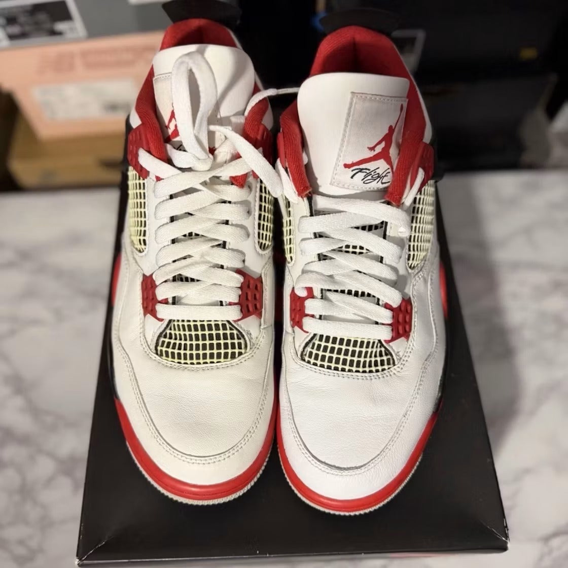 Used - Air Jordan 4 Retro Fire Red (2020) - US M 9 - detail 4