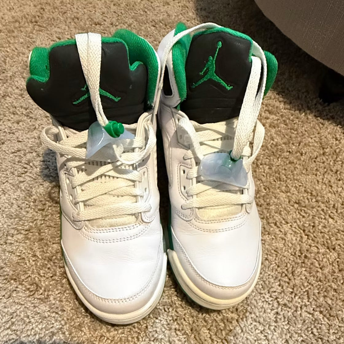 Used - Air Jordan 5 Retro Lucky Green (Women's) - US W 8 - detail 1